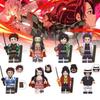 8pcs Slayer Demon Anime Character Building Blocks Assembly Toy Set Gift Children