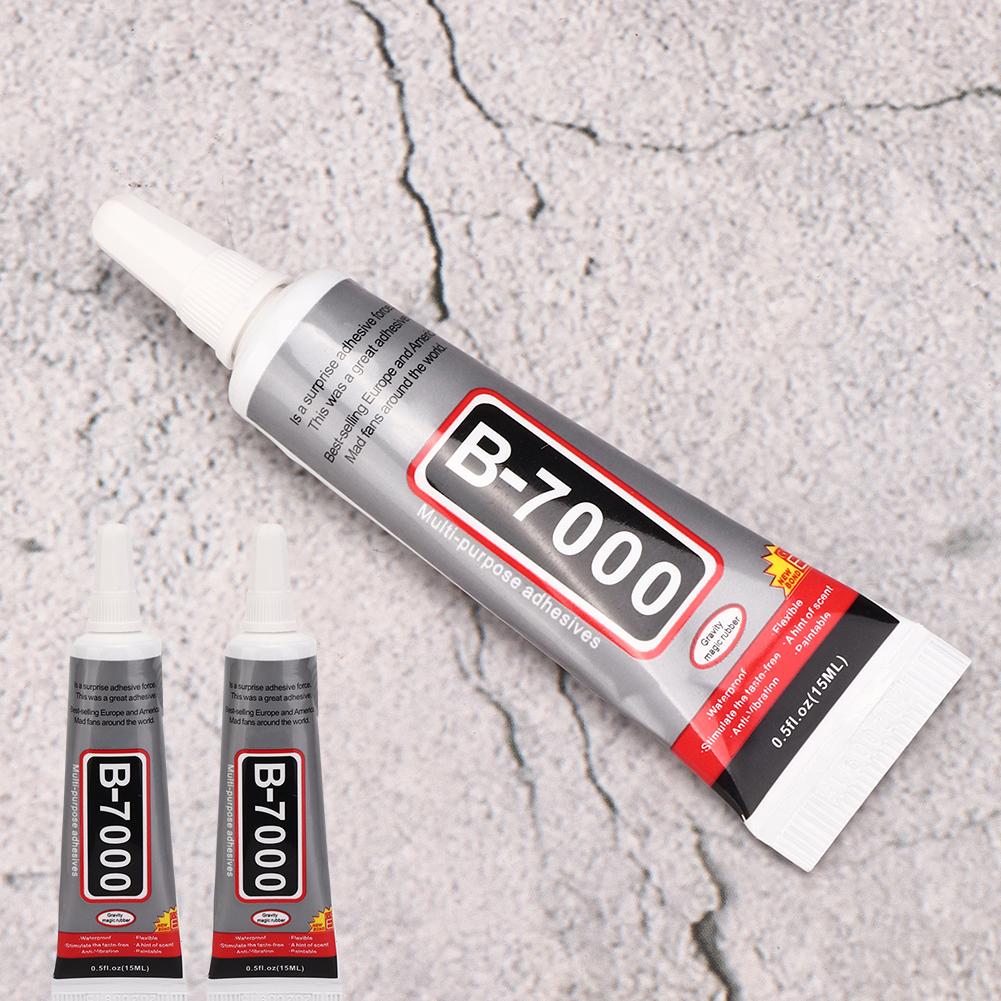 3pcs 15ml B 7000 Glue Transparent Needle Tube Jewelry DIY Repairing Glue