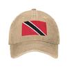 Custom Classic Cotton Flag Of Trinidad And Tobago Baseball Cap Unisex Women Adjustable Adult Dad Hat Hip Hop