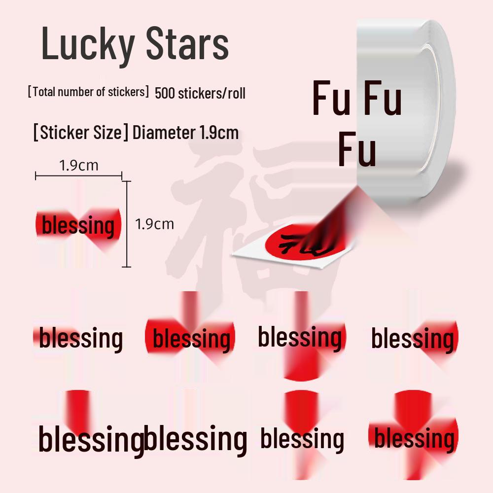 God of Wealth Prosperity Stickers: Good Luck & Festive Sealing for Journals & Gifts