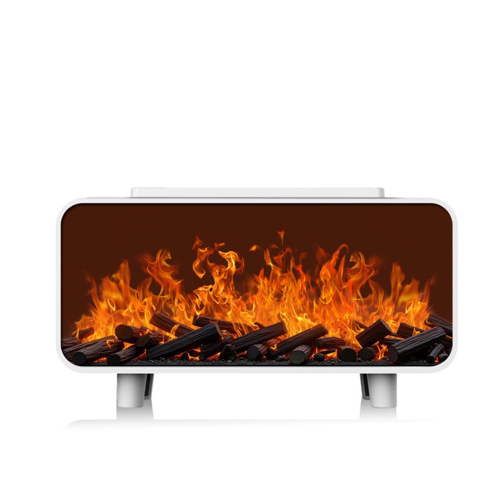 2025 Fireplace Flame Humidifier & Aroma Diffuser with Automatic Spray and Atmosphere Light for Home & Bedroom