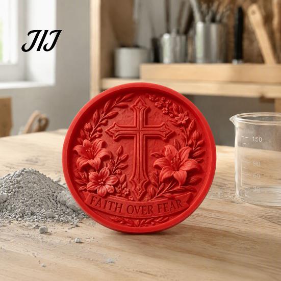 Dekorativní dlažební kámen Forma Zahradní nášlapná silikonová forma, DIY betonová cementová opakovaně použitelná forma pro záhon Kulatá forma pro cestičku terasu dvůr
