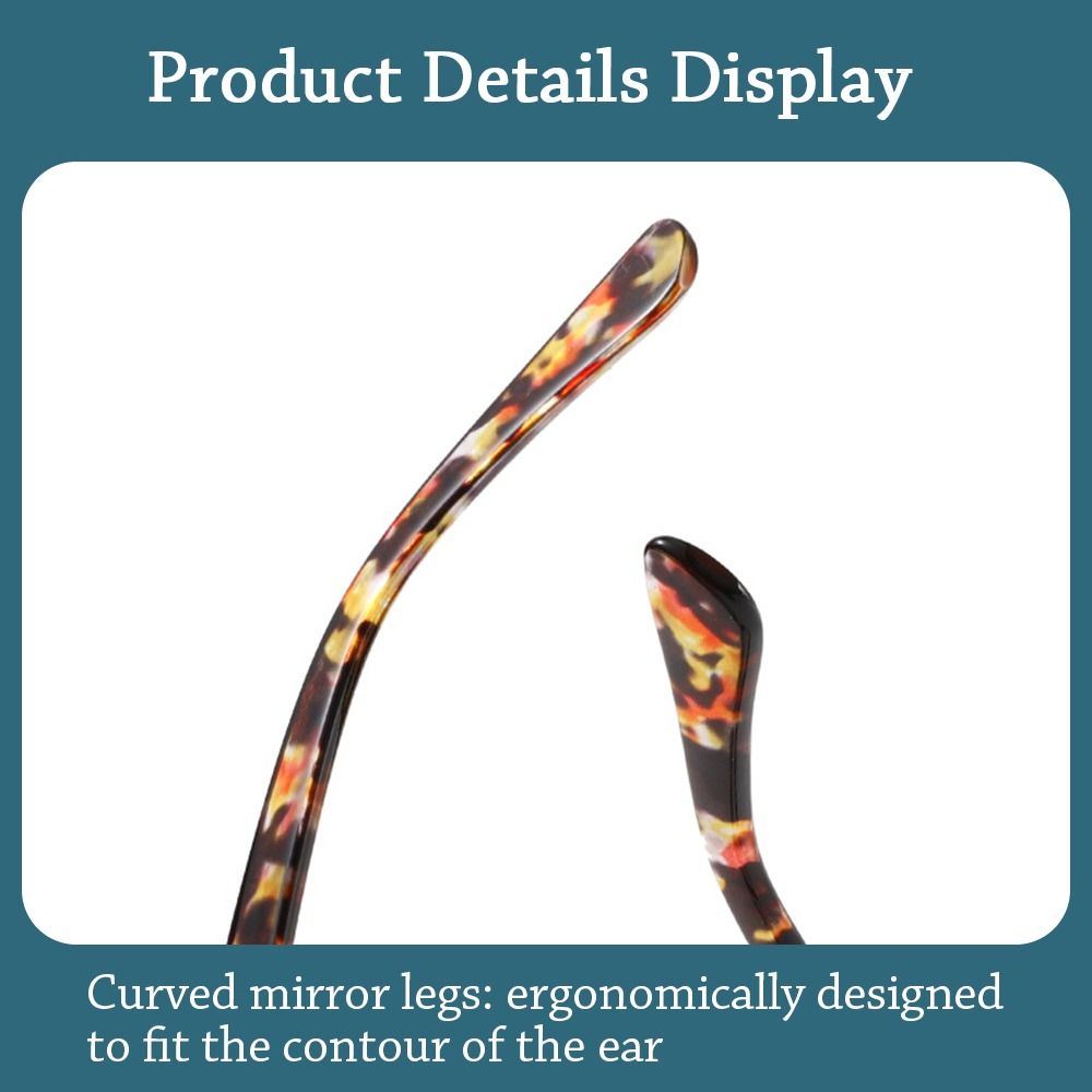 Blue Ray Blocking Anti-Blue Light Reading Glasses Large Frame Eye Protection Presbyopia Eyeglasses Spring Leg Elegant