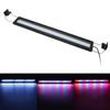 LED Aquarium Light Full Spectrum   Slim Heat Dissipation   Proof Fish   Light with Extendable Brackets Black