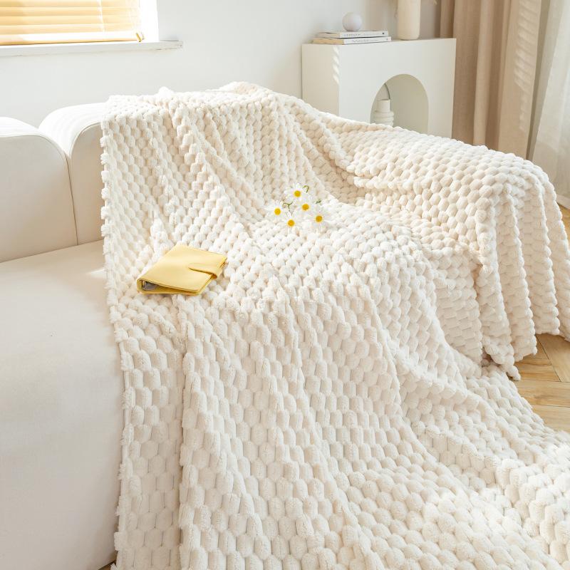 Купить Плюшевое полотенце для дивана, утолщенная теплая ткань, не ...