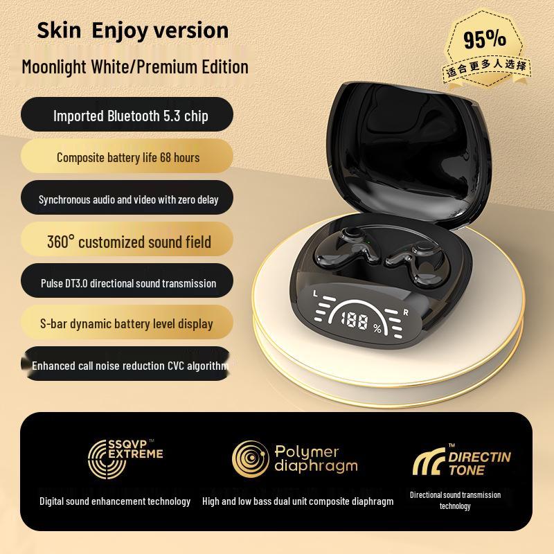 MD558 Ultra-thin Bone Conduction Wireless Bluetooth In-ear Sleep Headset