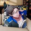 Hypnosis Mic Division Rap Battle Pillow Case Fashion Square Pillowcase Bedroom Sofa Room Ins Decoration Leisure