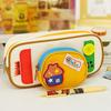 Cute Pencil Case Cartoon Cat Pencil Pouch Large Capacity Stationery Organizer for Middle School And Elementary School