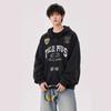 Oversized Vintage American Racing Style Washed Hooded Zip-Up Sweatshirt Men Women Casual Loose Fit