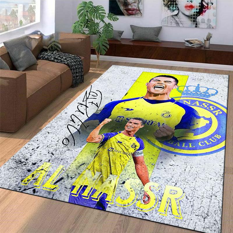 Soccer carpet Inspire Designed floor mat, suitable as a non-slip mat for the living room or bedroom sofa