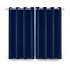 Solid Color Curtains Simple Style Window Can Be Bedroom Living Room Interior Curtain Blackout Polyester Ideal For Area