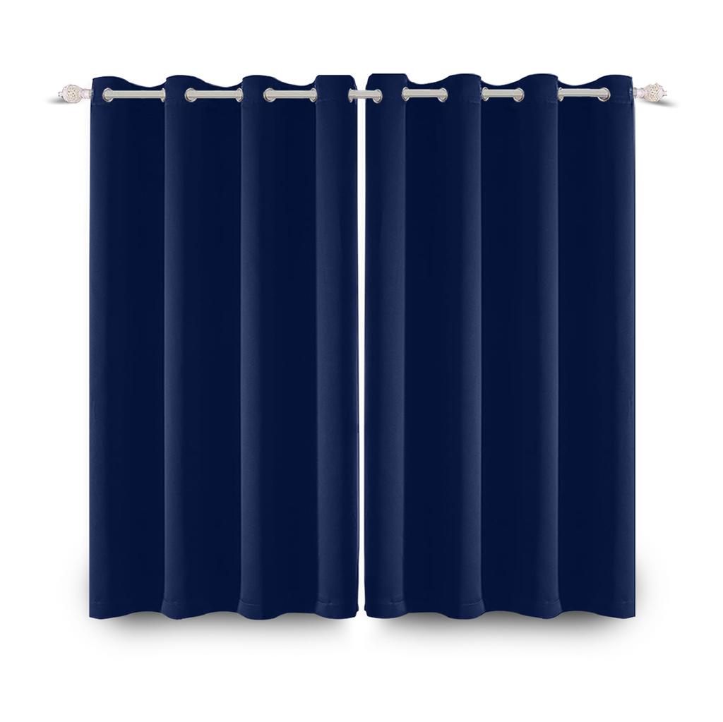 Solid Color Curtains Simple Style Window Can Be Bedroom Living Room Interior Curtain Blackout Polyester Ideal For Area