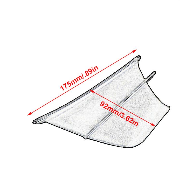 For HONDA CBR650R CBR650F CBR500R CBR1000RR Yamaha YZFR6 YZFR1 YZFR3 BWS JOG JOE GP Motorcycle Winglet Aerodynamic Wing