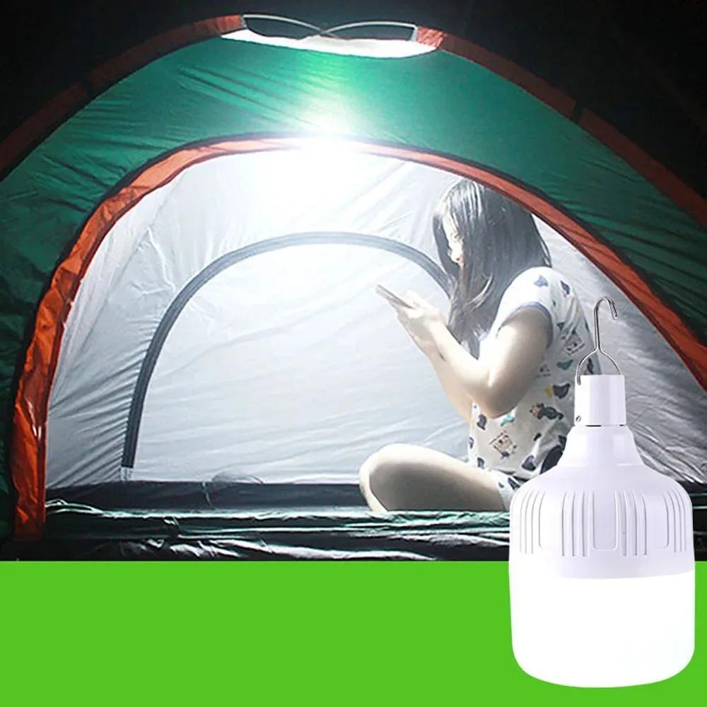 Light Bulbs Outdoor Smarts Lamp Led T10 Lamps Fishing Battery Light Bulb Hook USB Charging High Brightness Camping H7 Lights