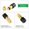 10Pcs Atomizing Design Misting Nozzles Adjustable Spray Garden Sprinklers  Plant Watering