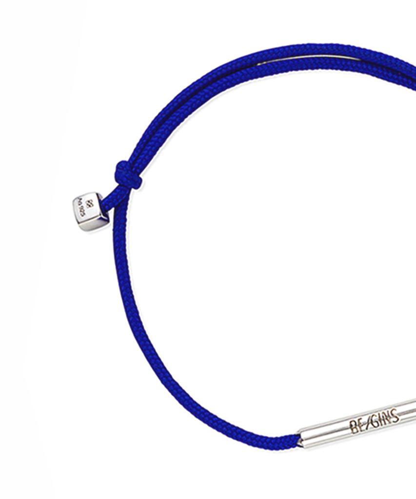 Begins Larin Single String Bracelet Blue