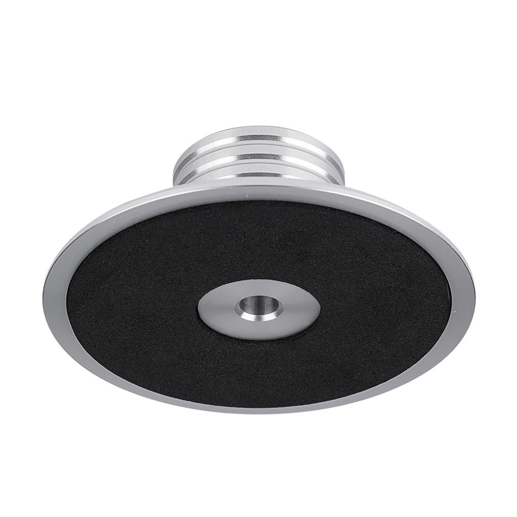 NOVÁ Černá Přítlačná svorka na desky LP Vinylové gramofony Kovový stabilizátor disku