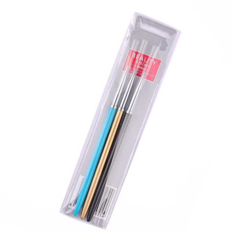 Ultra-Fine Nail Art Brushes & Metal Rod Pens for Color Painting and Line Drawing