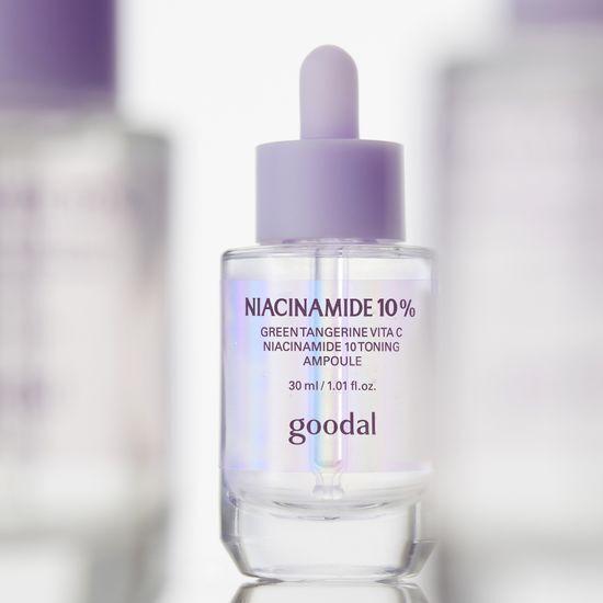 

Goodal Ампула для лица с зеленым мандарином, витамином C и ниацинамидом, 10 точечная, 30 мл