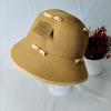Internet celebrity bow straw hat women summer seaside vacation sunshade sunscreen big eaves sun hat foldable bucket hat