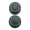 Auto Car Radio Knob Switch Button Black 6C0919603 Accessory Compatible for Fittings Spare Parts Professional Sturdy