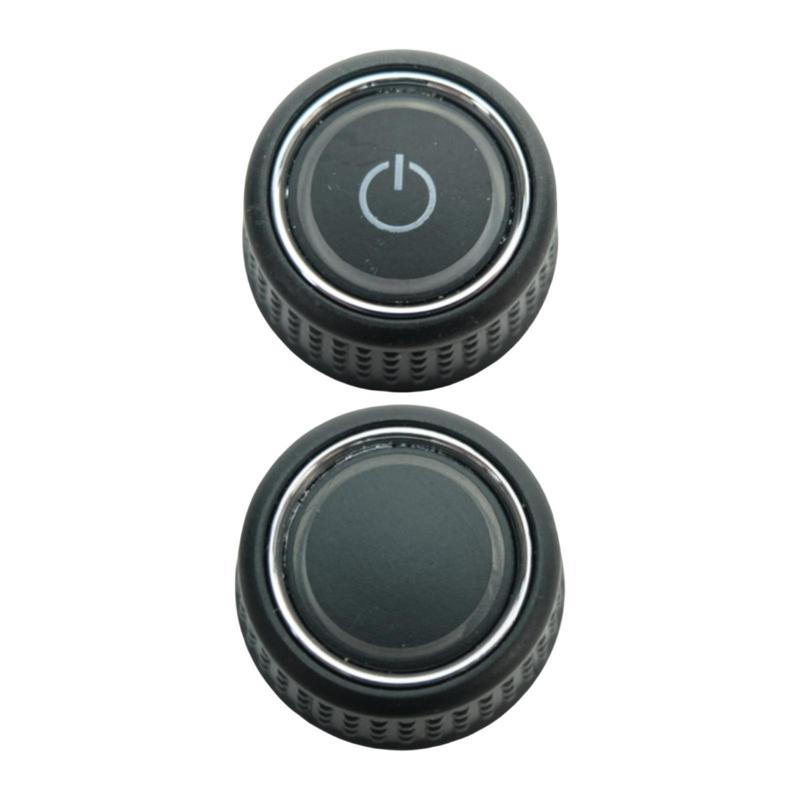 Auto Car Radio Knob Switch Button Black 6C0919603 Accessory Compatible for Fittings Spare Parts Professional Sturdy