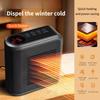 Riscaldatore Elettrico Piccolo Domestico da 800W Macchina Riscaldante Invernale a Parete Soffiatore ad Aria Calda Multifunzionale Controllato a Tocchi