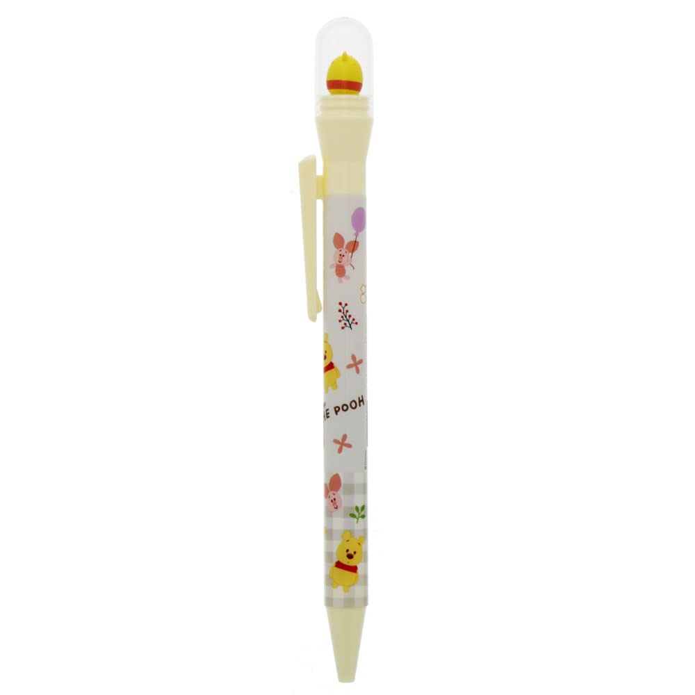 Sunstar Stationery Disney Ballpoint Spinning Dome S4649168 Oil-Based Pen, Pen, Pooh,