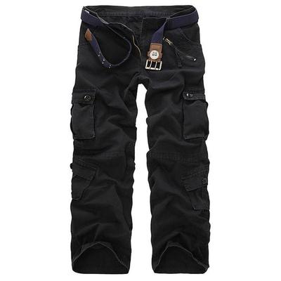 Mens Mulity Pocket Cargo Pants Male Camouflage Workout Jogger Trousers Hiking Climbing Clothes