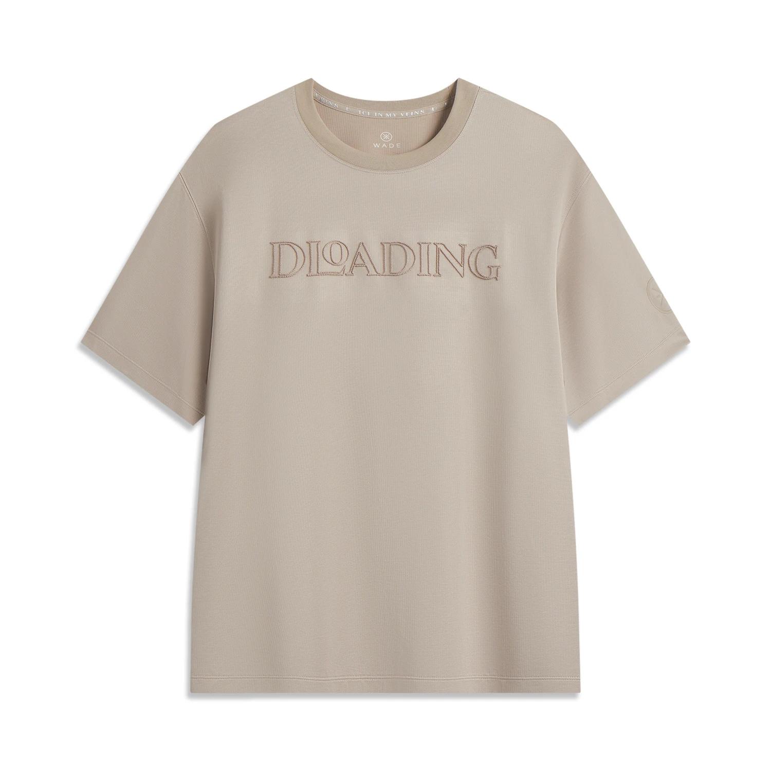 

Li-Ning Wade Series Letter Round Neck Breathable Loose Versatile Short Sleeve T-Shirt Men Tops AHSV813-7 3XL