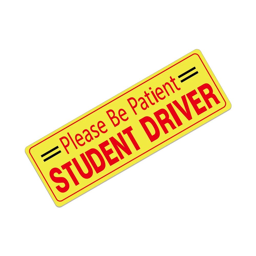 

New Driver Personalized Car Stickers Safety Signs Novice Driver Scratch Resistant Creative Decals Car Exterior Decor Accessories