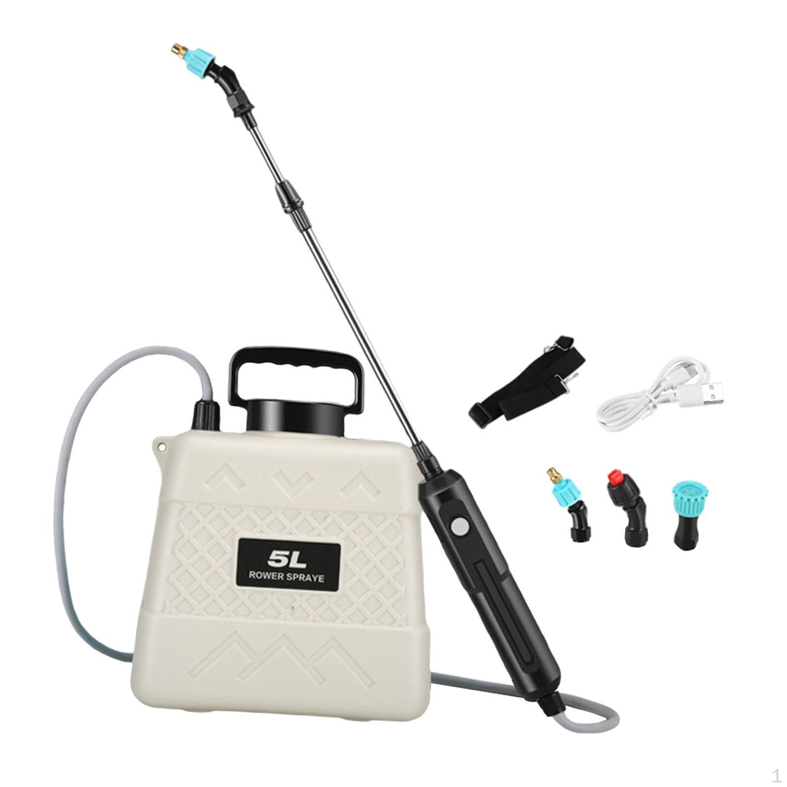 

Электрический распылитель для газона, высокое давление, легко носить с собой, удобный распылитель воды, сад 5L White