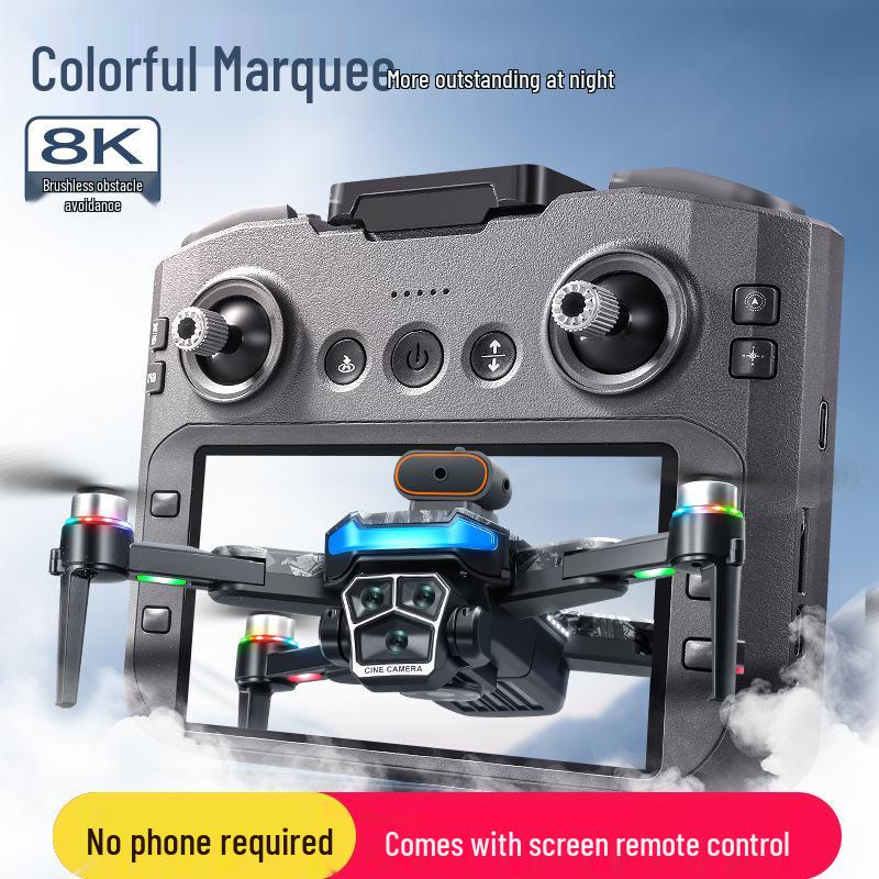 A14 GPS Drone: 4.5-Inch Screen, Brushless, Auto-Return, Intelligent Obstacle Avoidance, Optical Flow Control