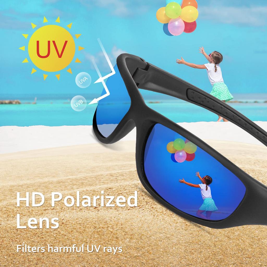 Duduma Sunglasses Polarized Uv Protection Sports Running Cycling Baseball Golf Driving Lightweight TR8116