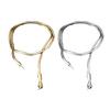 Fashionable Gold/Silver Snake Necklace Versatile Snake Necklace Neck Chain With Two Wearing Options For Chic Outfits