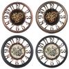 Retro Wall Clock Living Room Light Luxury Wall Clock Modern Simple Fashion Decorative Clock Home Wall Clock
