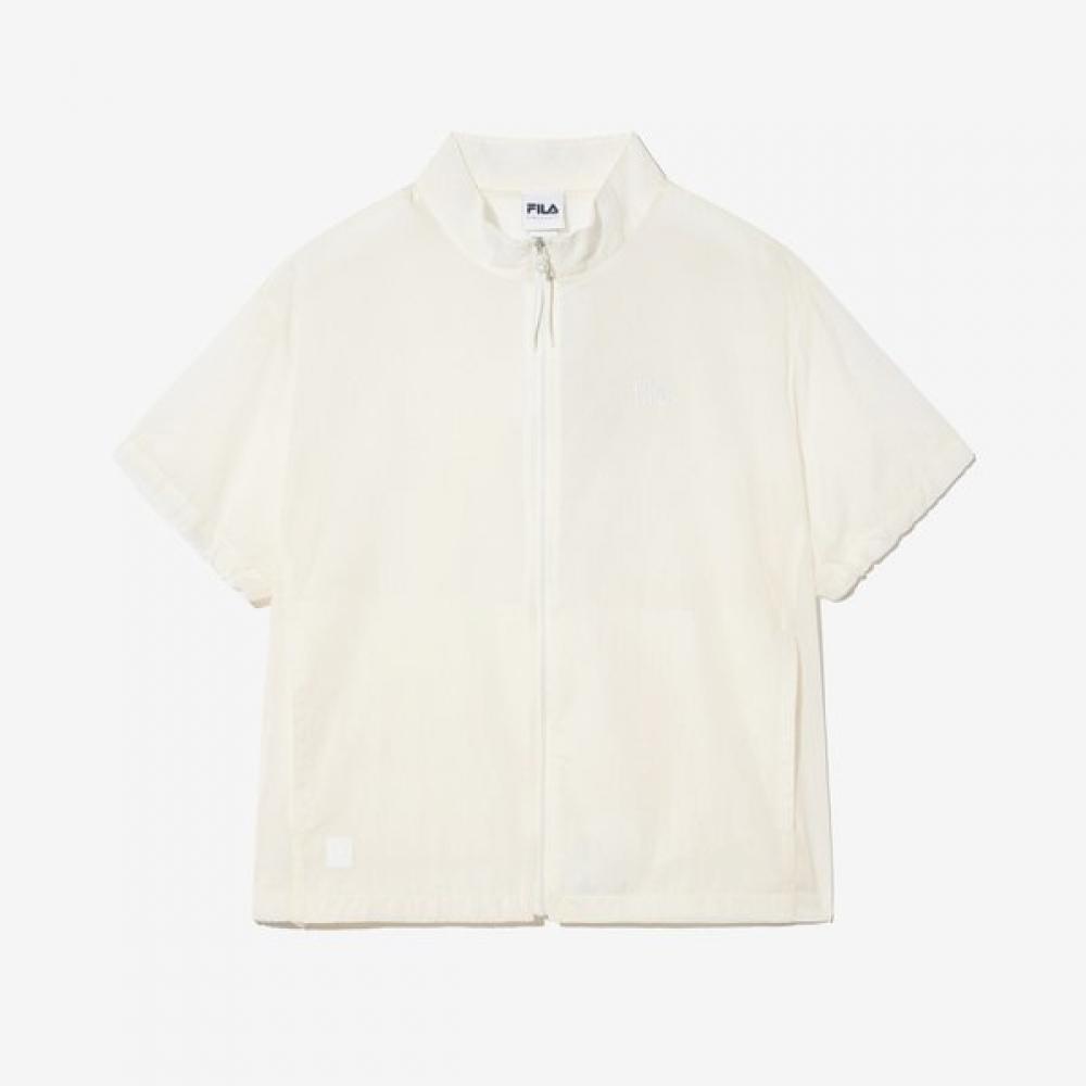 

Fila Lightweight Ripstop Short Sleeve Windbreaker OFFWHITE/W80