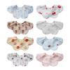 Cotton Bib Cartoon Print Baby Feeding Towel Soft Comfortable Saliva Towel Newborns Burping Cloth for Boys Girls