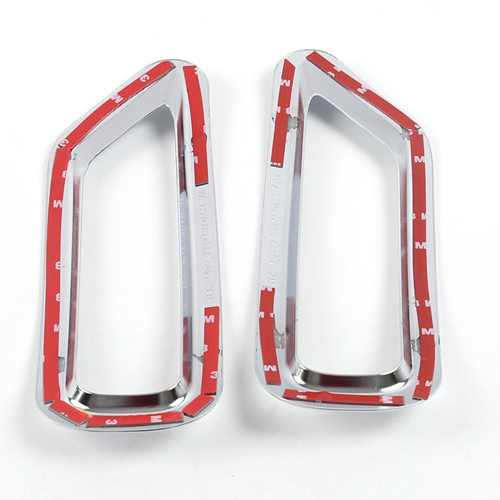 Chrome Garnish For LIFAN X60 2011 2012-2014 2015 Accessories Car Front Rear Fog Light Lamp Cover Decor Protect Sticker