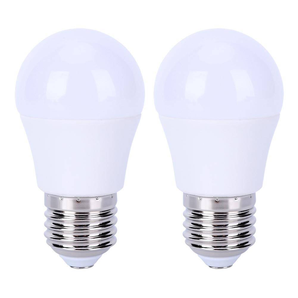

2pcs E27 85-265V 5W 5000K High Brightness LED Light Bulb Lamp for Bedroom Living Room