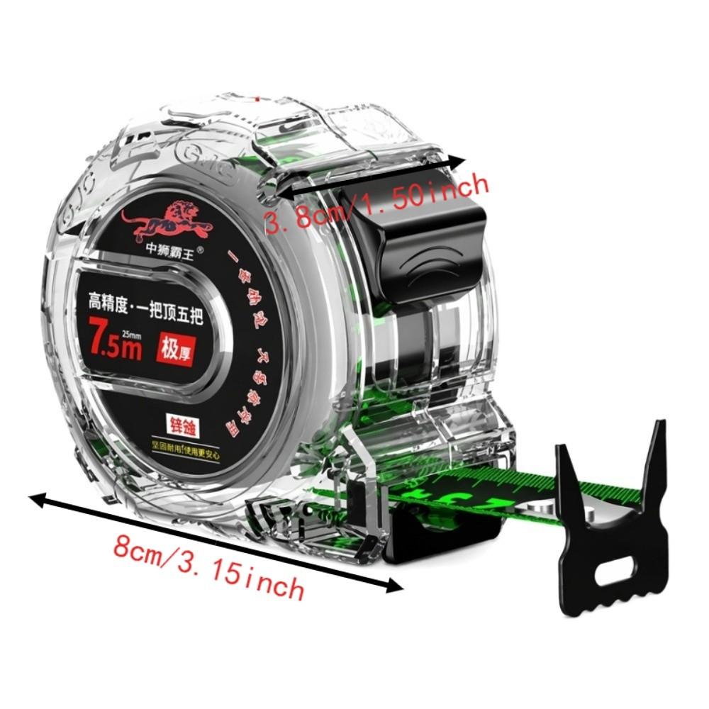 Auto Lock Mechanism Retractable Tape Measure Carbon Steel High Accuracy Tape Measure Construction