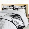Japanese Manga Three-piece Quilt Cover Digital Printing Bedding Set Fighting Scene Bed Cover