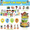 Toy Story-themed Birthday Party Decorations: Buzz Lightyear Balloon Banners, Cake Toppers, and Toy Story Party Decorations