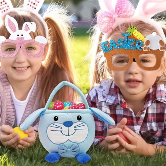 

Durable Hand-held Storage Easter Basket Cartoon Shape Accessory