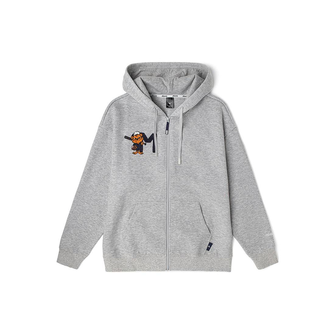 

Mizuno Anime Print Hooded Zip-Up Long Sleeve Jacket Unisex jackets Medium-Gray D2CC23H3-18 XL