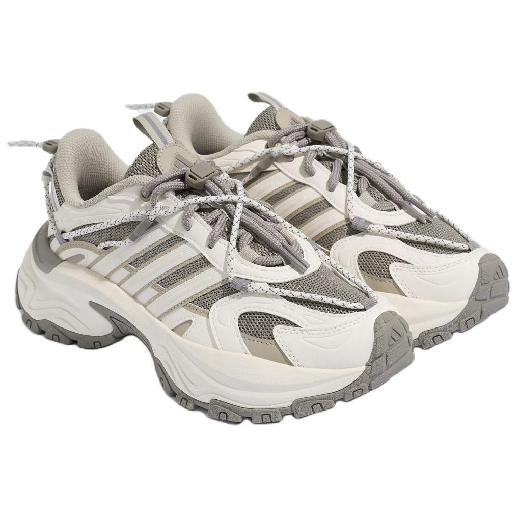 Adidas SHADOW FEVER Slip Resistant Thermal Low Top Chunky Sneakers Unisex Beige Sneakers KJ1219