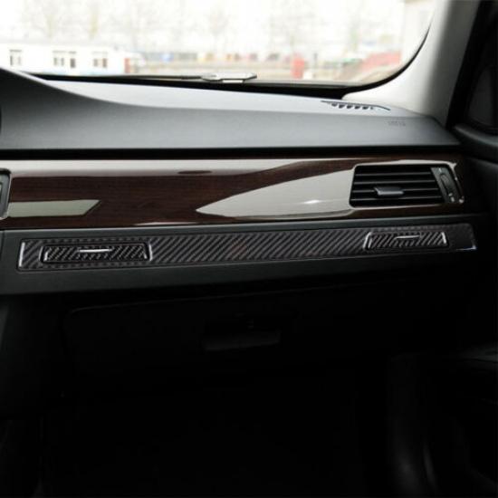 Carbon Fiber Interior Passenger Side Cupholder Cover Trim For BMW 3Series E90