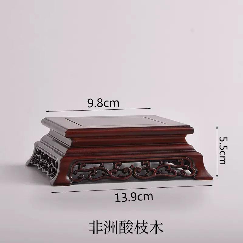 Dalbergia Cochinensis RedWood Carved Bonsai Display Pedestal Vase, Artical Statue, Luxury Collection Base, Classical Design