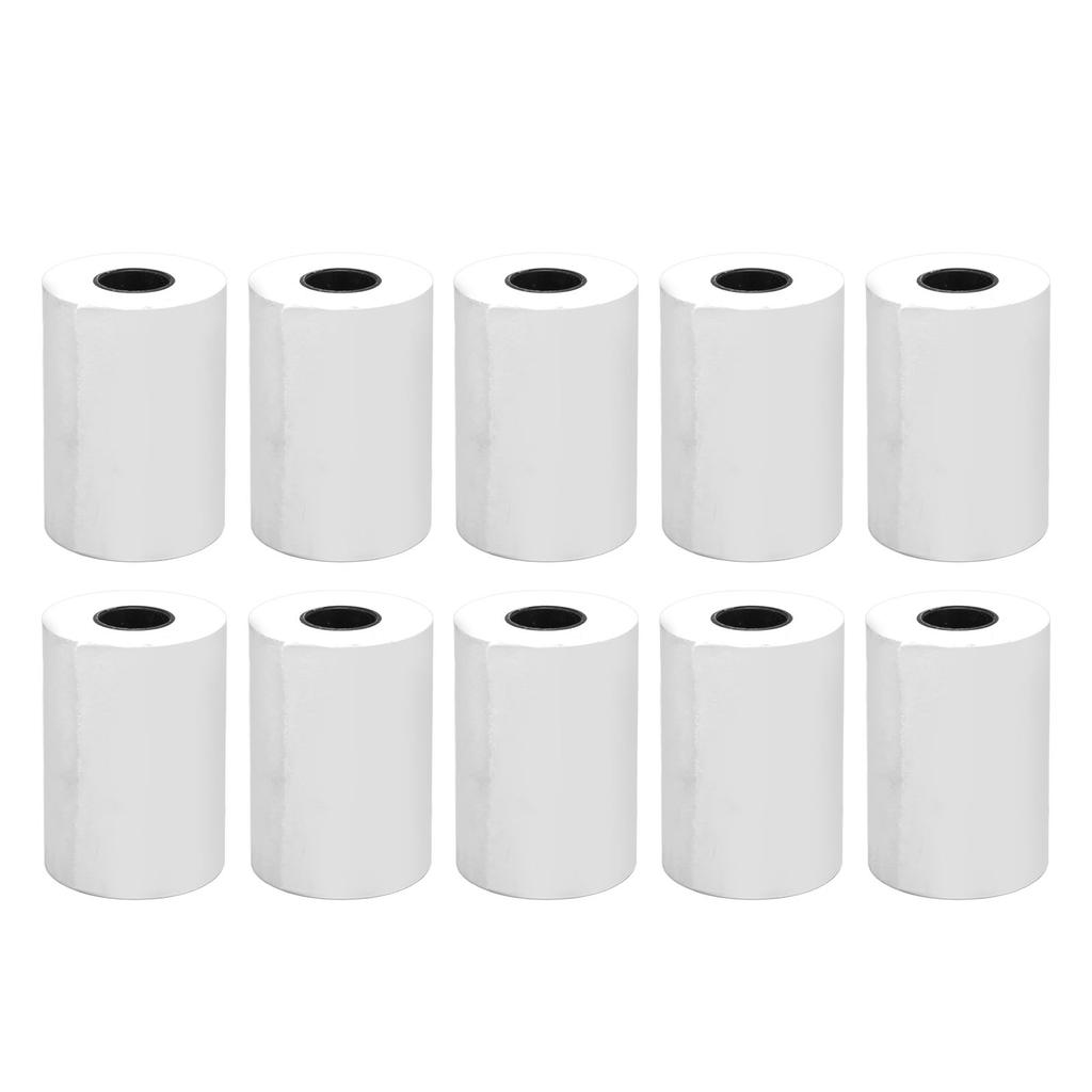10 Rolls Thermal Printing Paper 80mm Clear Smoothing Dustproof Lightweight Receipt Thermal Paper for Replacement