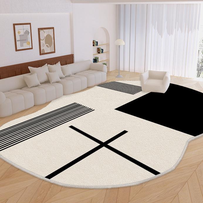 Living Room Irregular Carpet Simple and Anti Slip Sofa Office Mat Bedroom Coffee Table Carpet